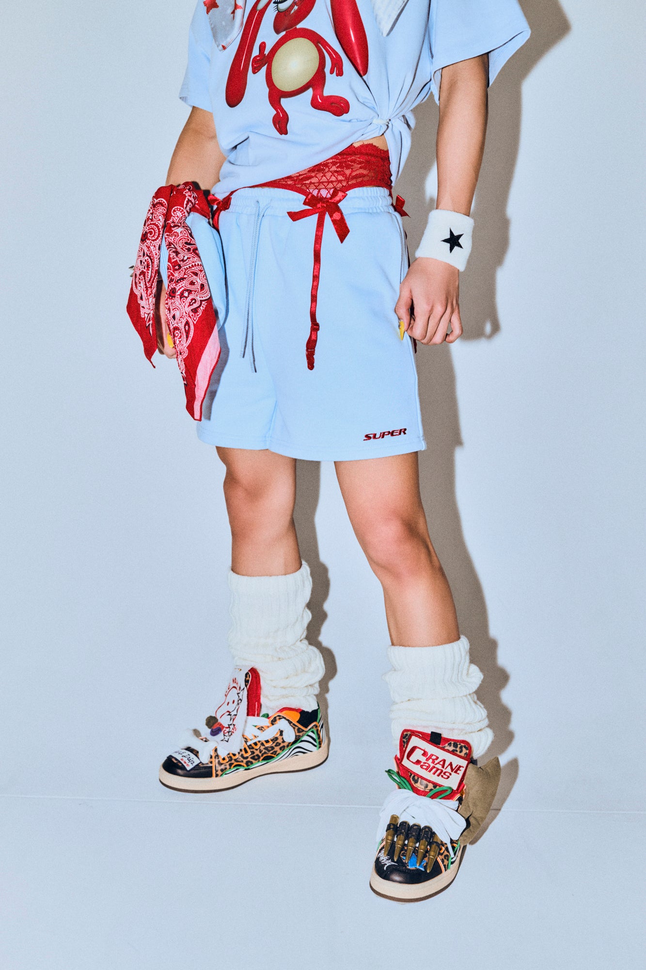 SUPER LOGO SHORT PANTS