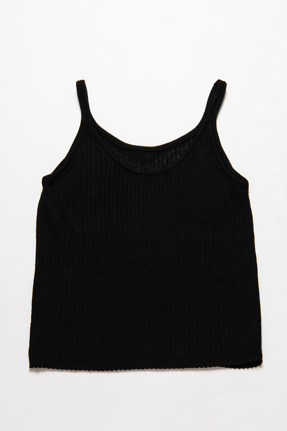 シアータンクトップレイヤードニットキャミSET