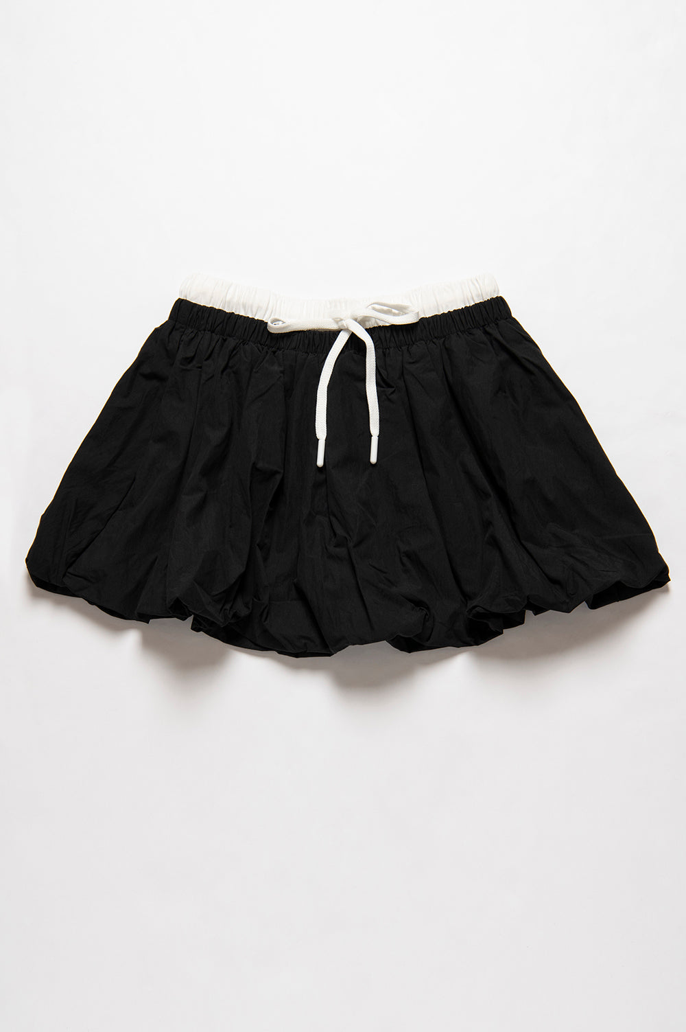 レイヤード風バルーンミニスカート