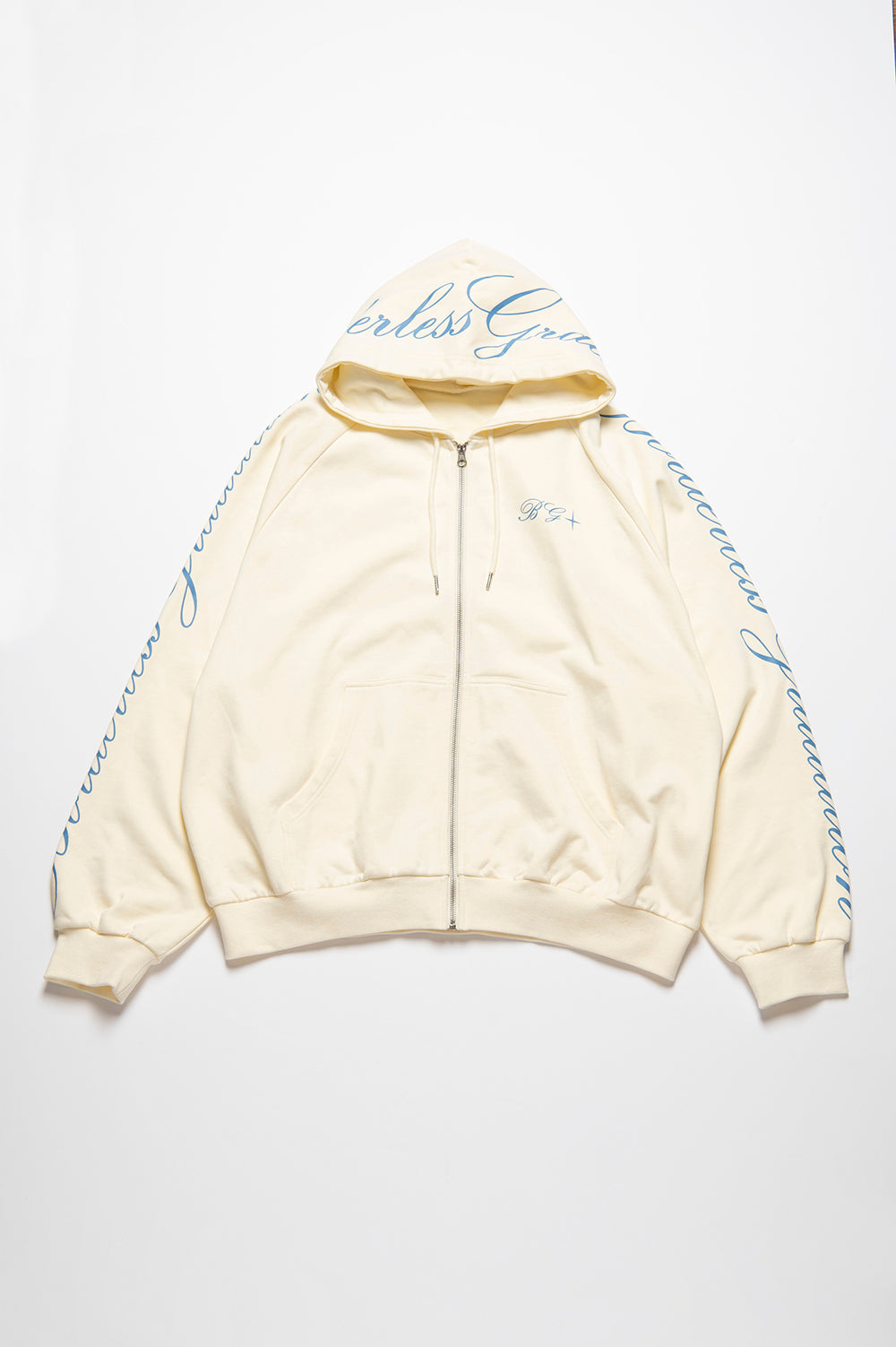 CURSIVE LOGO ZIP HOODIE
