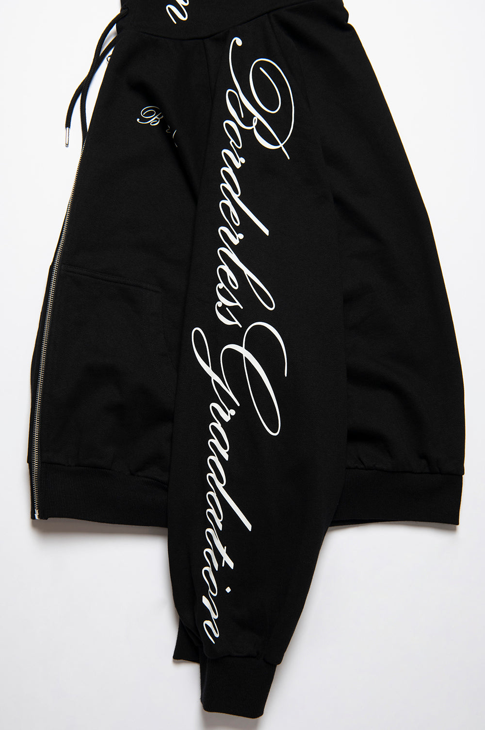 CURSIVE LOGO ZIP HOODIE