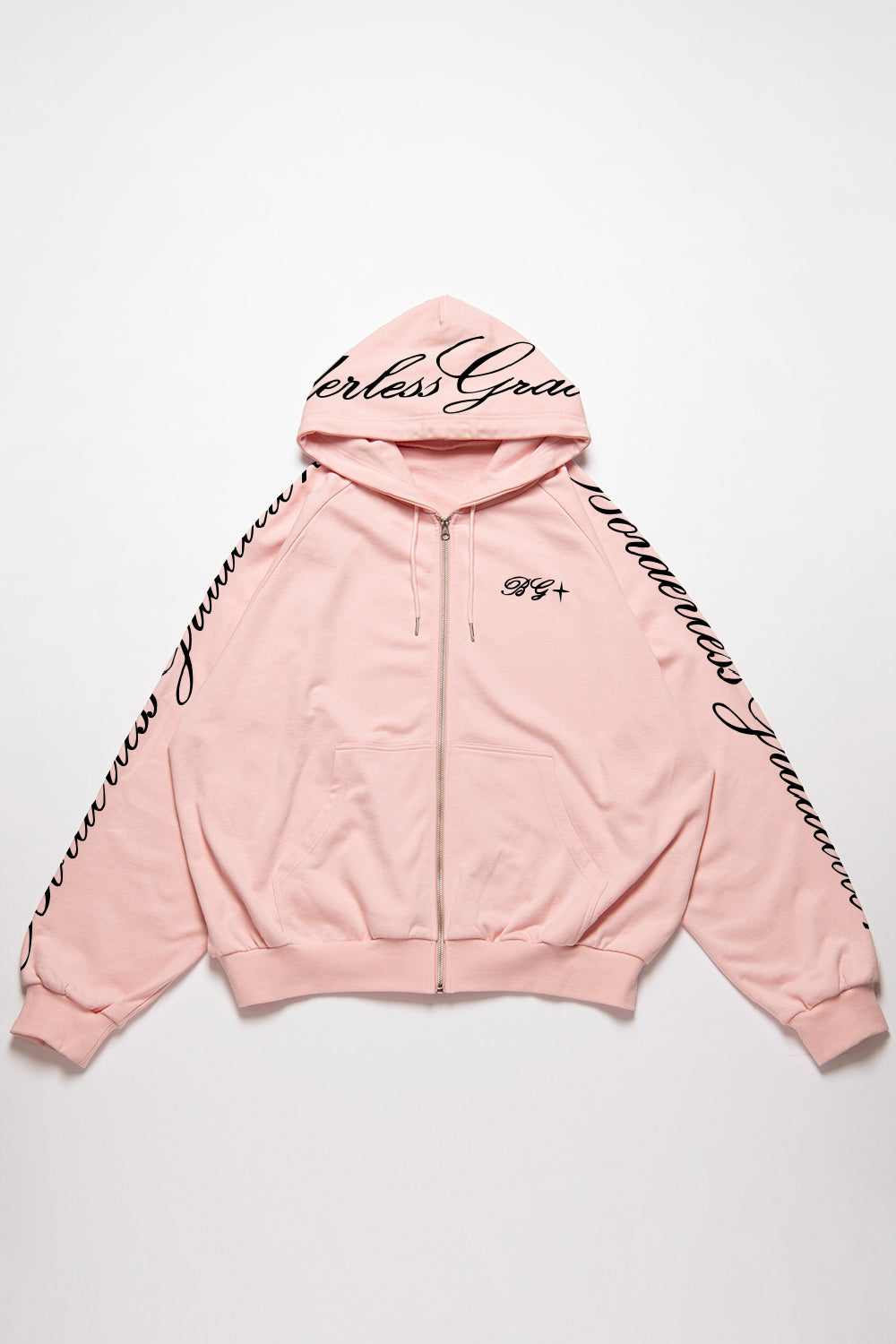 CURSIVE LOGO ZIP HOODIE