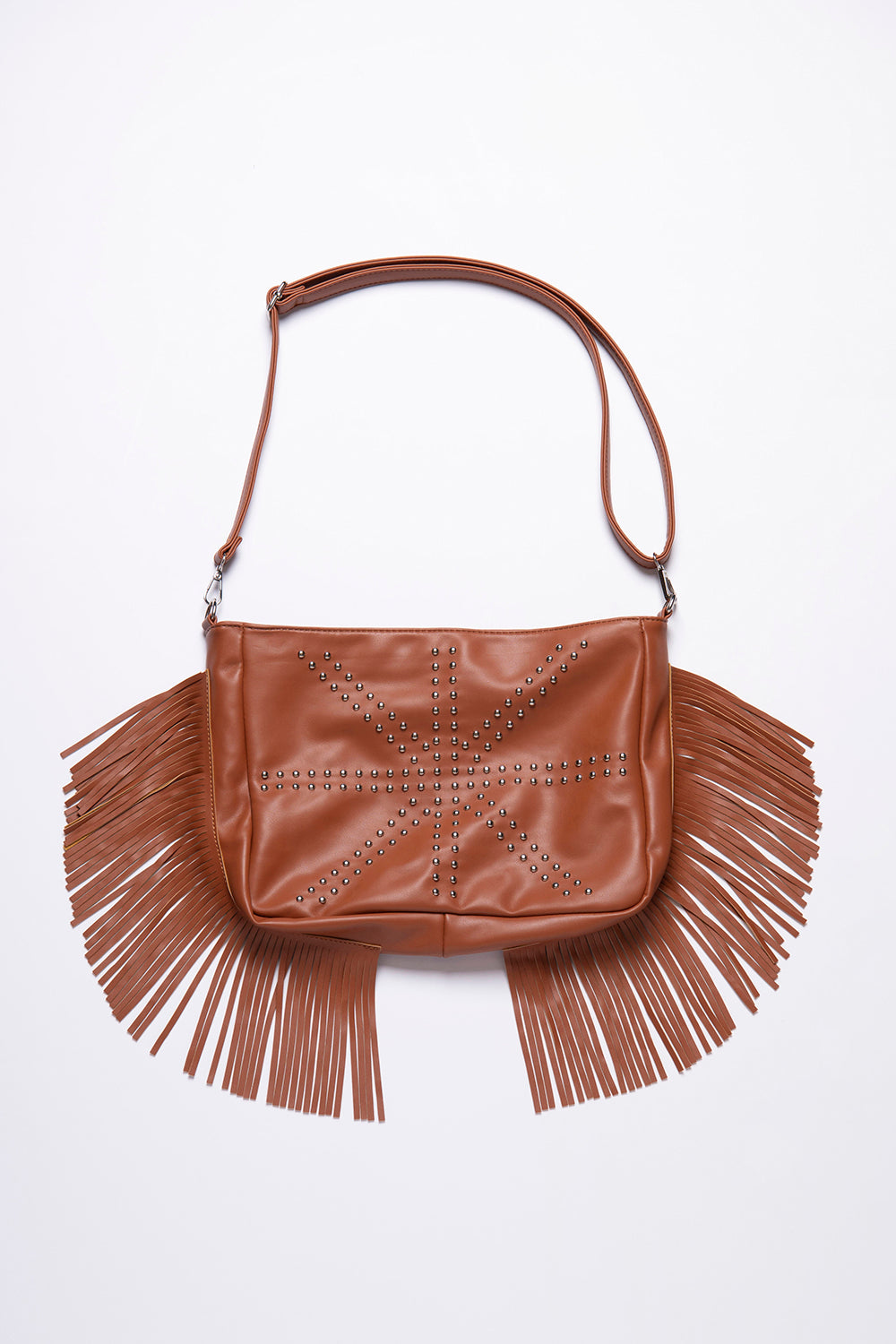 【Hina × Yuna】スタッズ&フリンジショルダーBAG