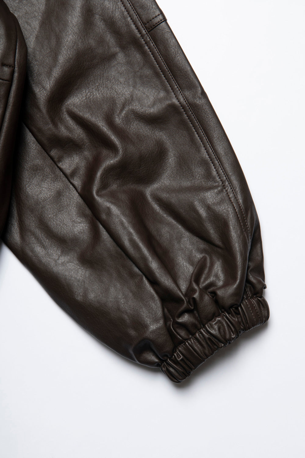 フェイクレザーオーバーサイズジャケット