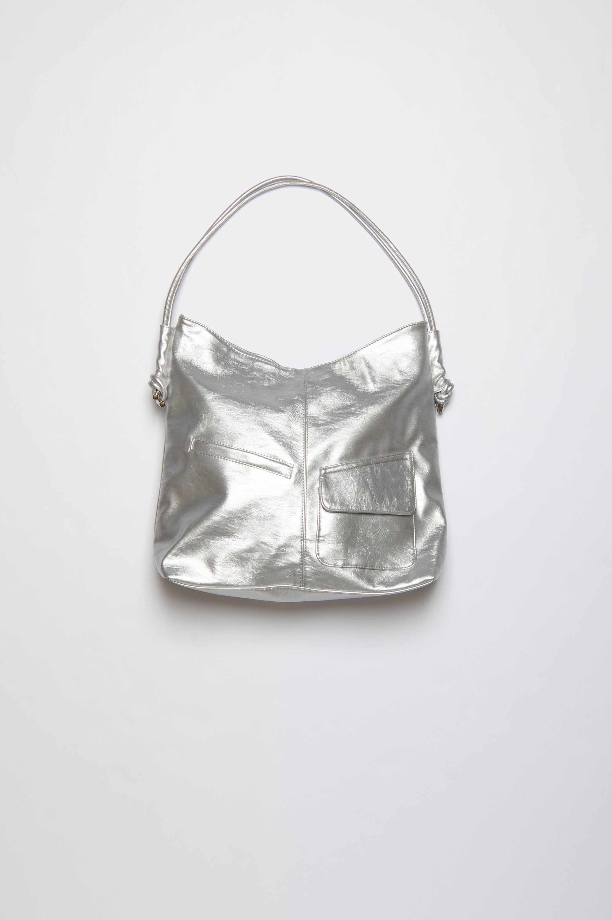 ソフトフェイクレザーアウトポケットBAG