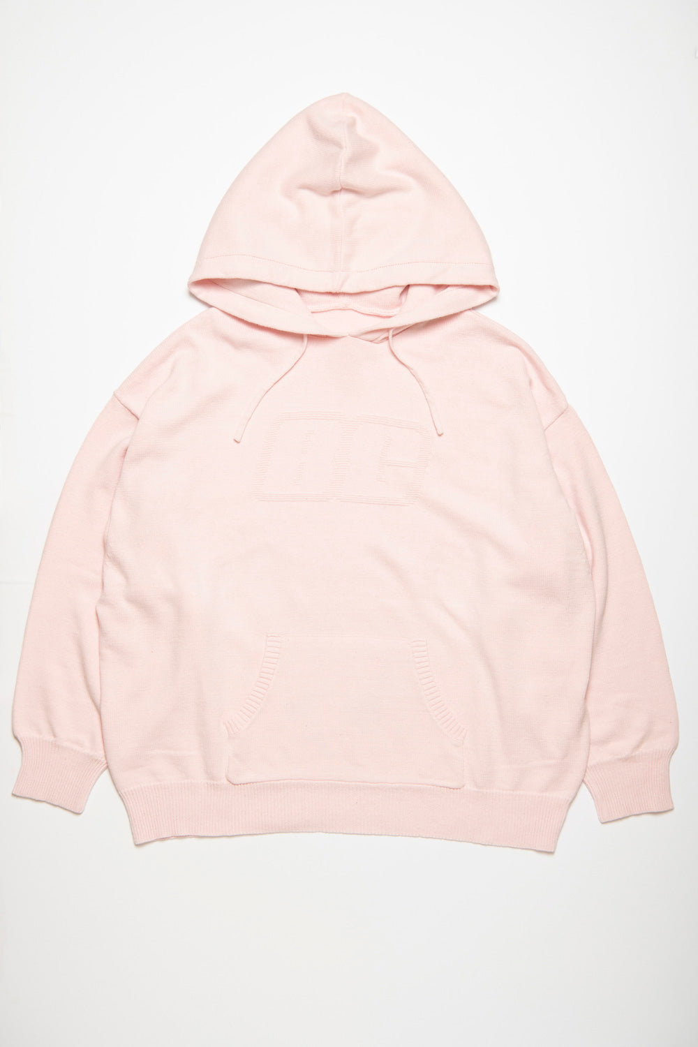 BG LOGO KNIT HOODIE