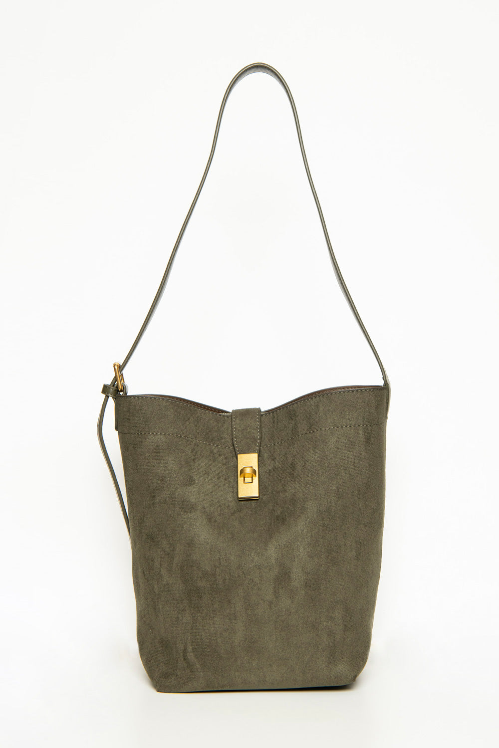 スエードワンショルダーバッグ