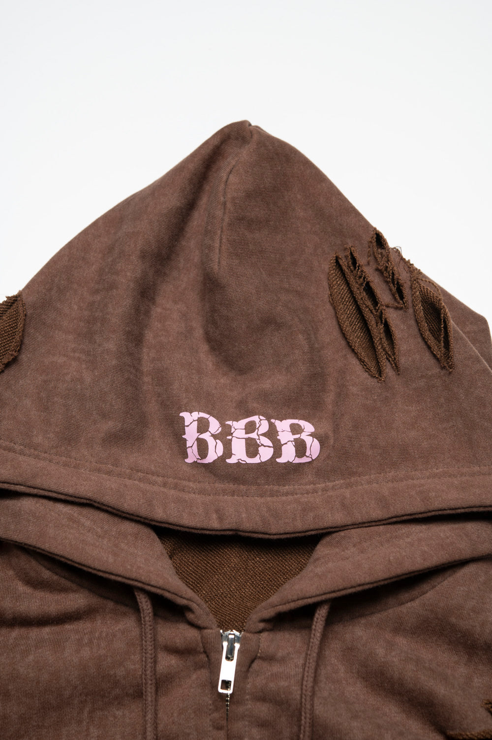 FADE DAMAGE ZIP HOODIE