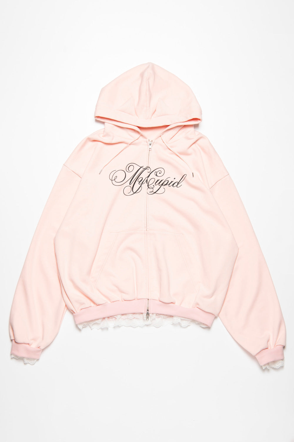 CAT EARS ZIP HOODIE