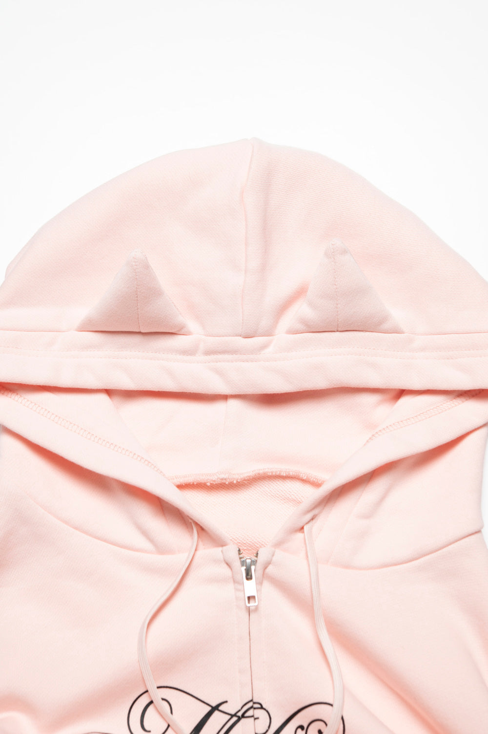 CAT EARS ZIP HOODIE