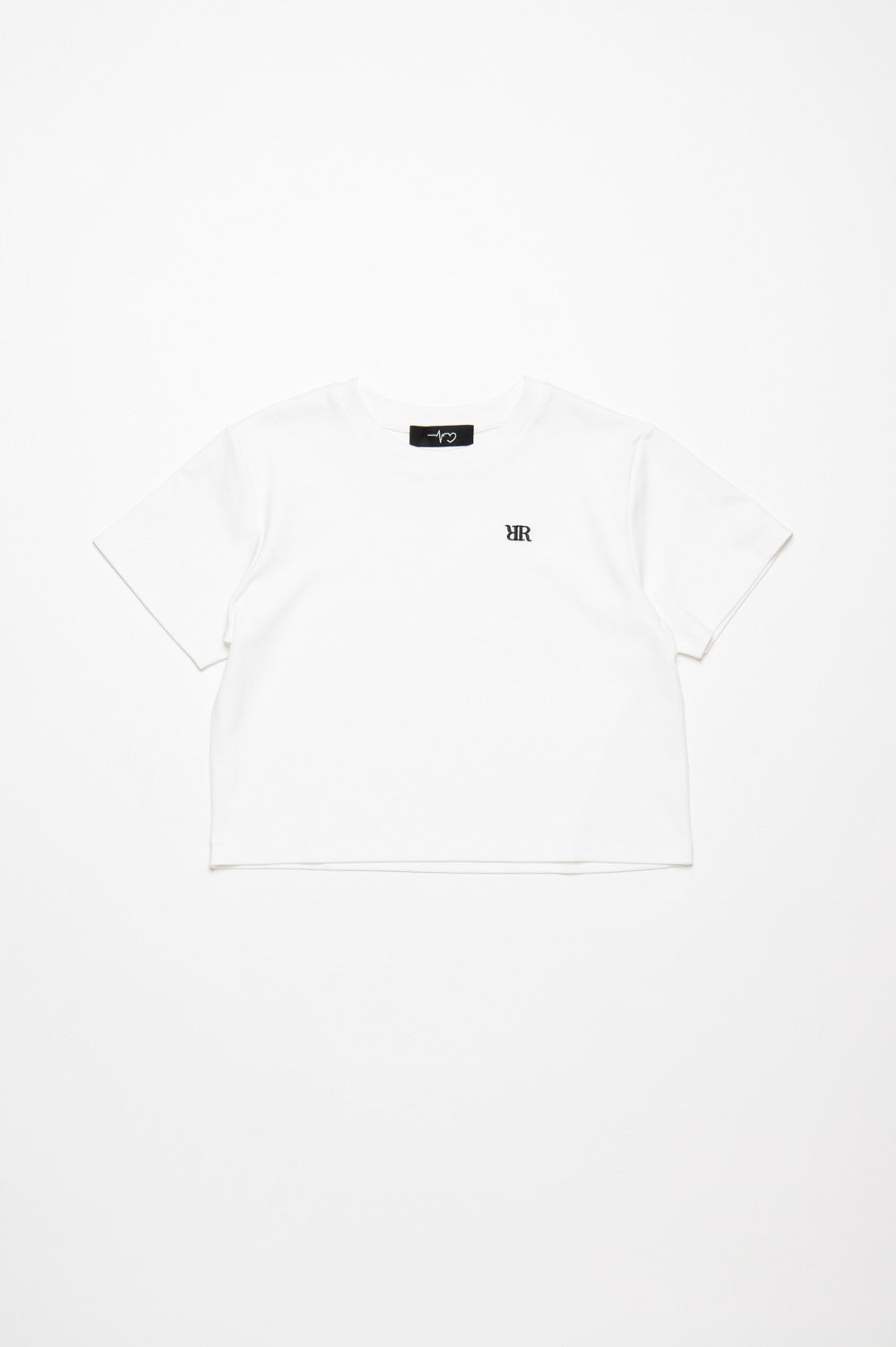 RNワンポイント刺繍クロップドTシャツ