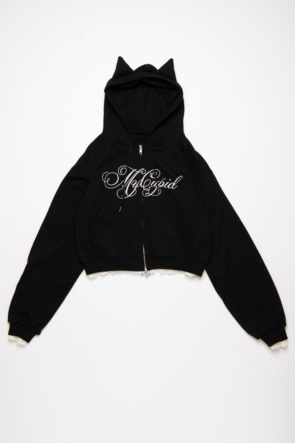 CAT EARS ZIP HOODIE