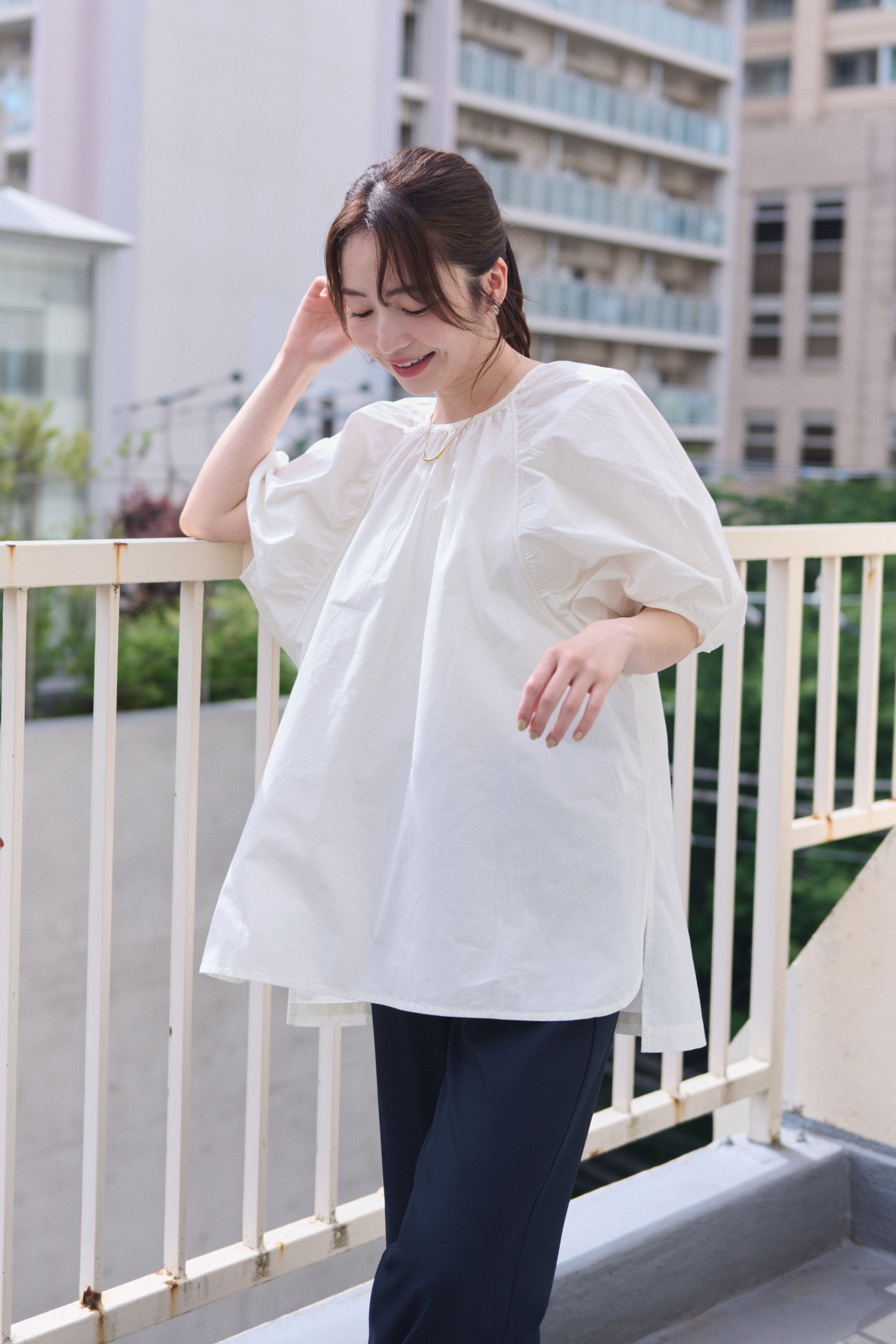 <CP対象商品>バックオープンプルオーバー