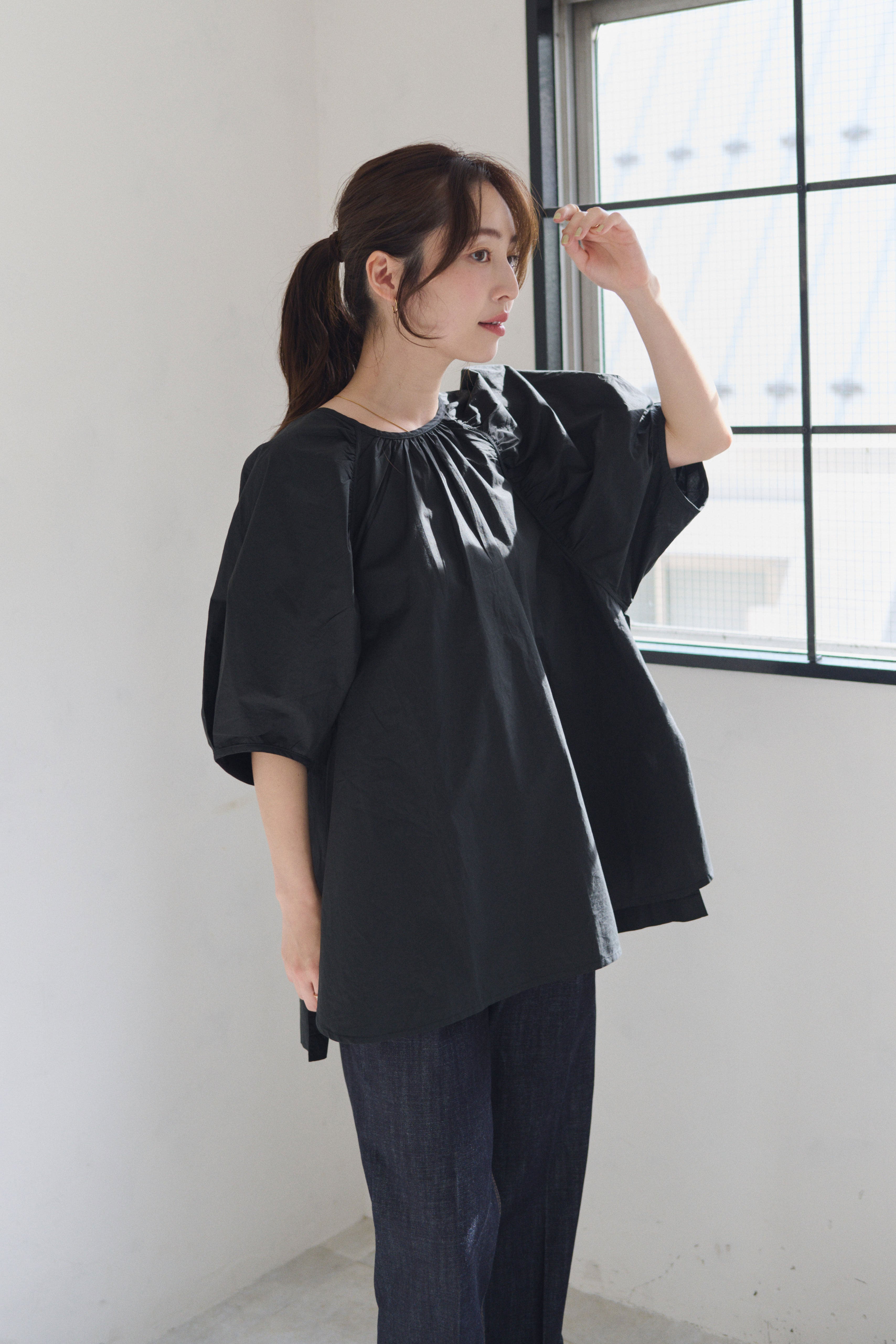 <CP対象商品>バックオープンプルオーバー