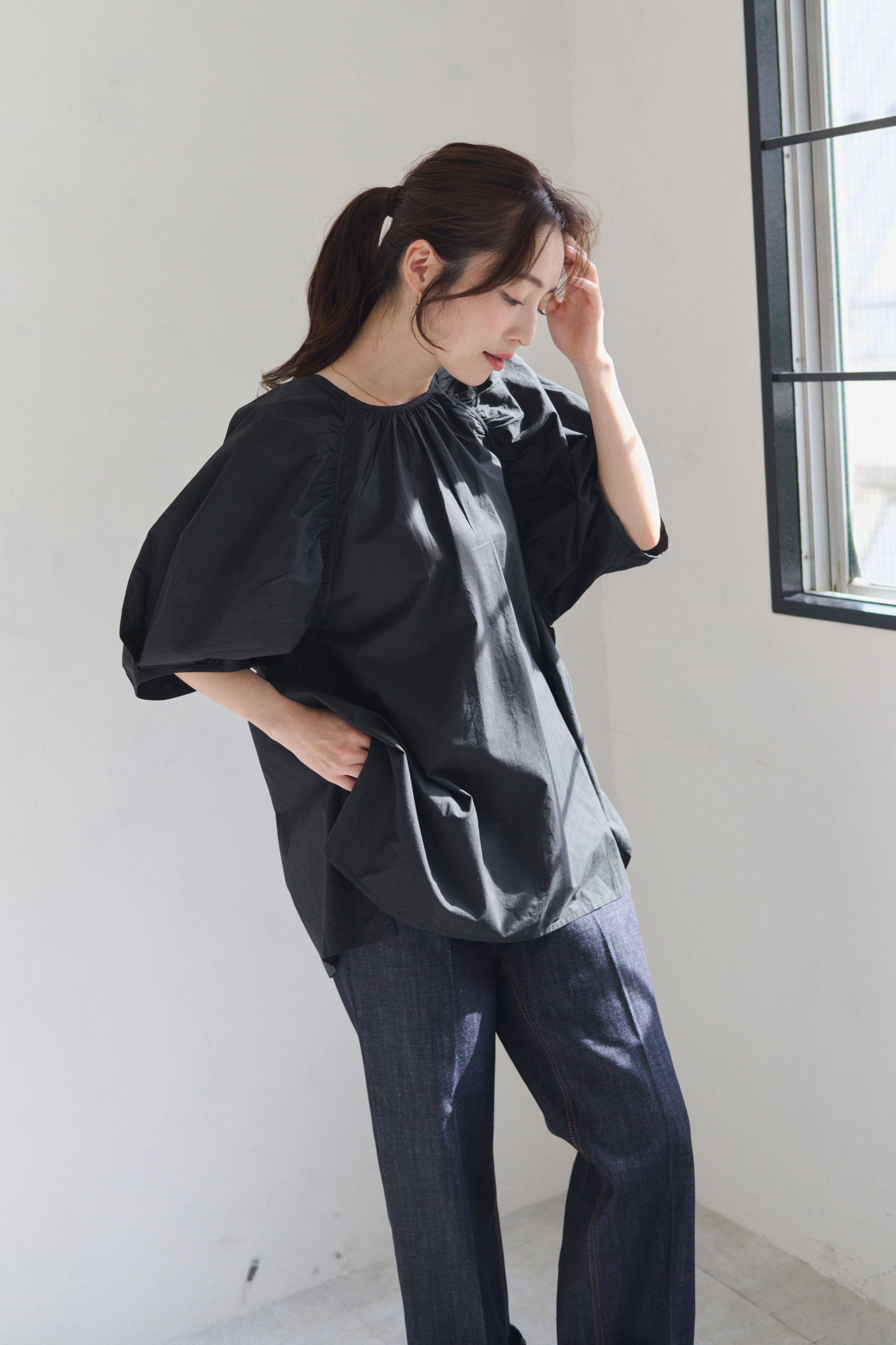 <CP対象商品>バックオープンプルオーバー