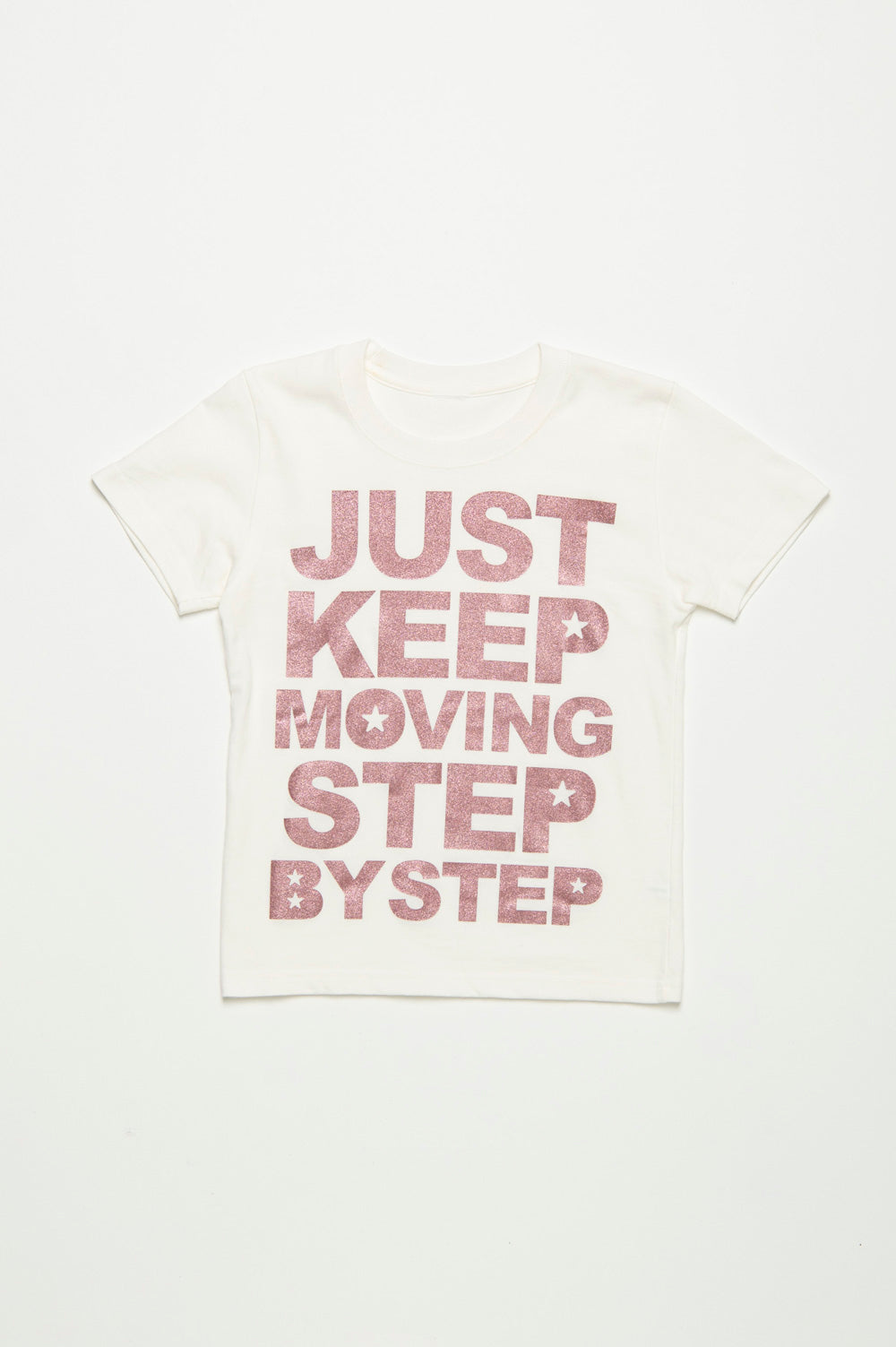 JUST KEEP MOVING STEP BY STEP TEE