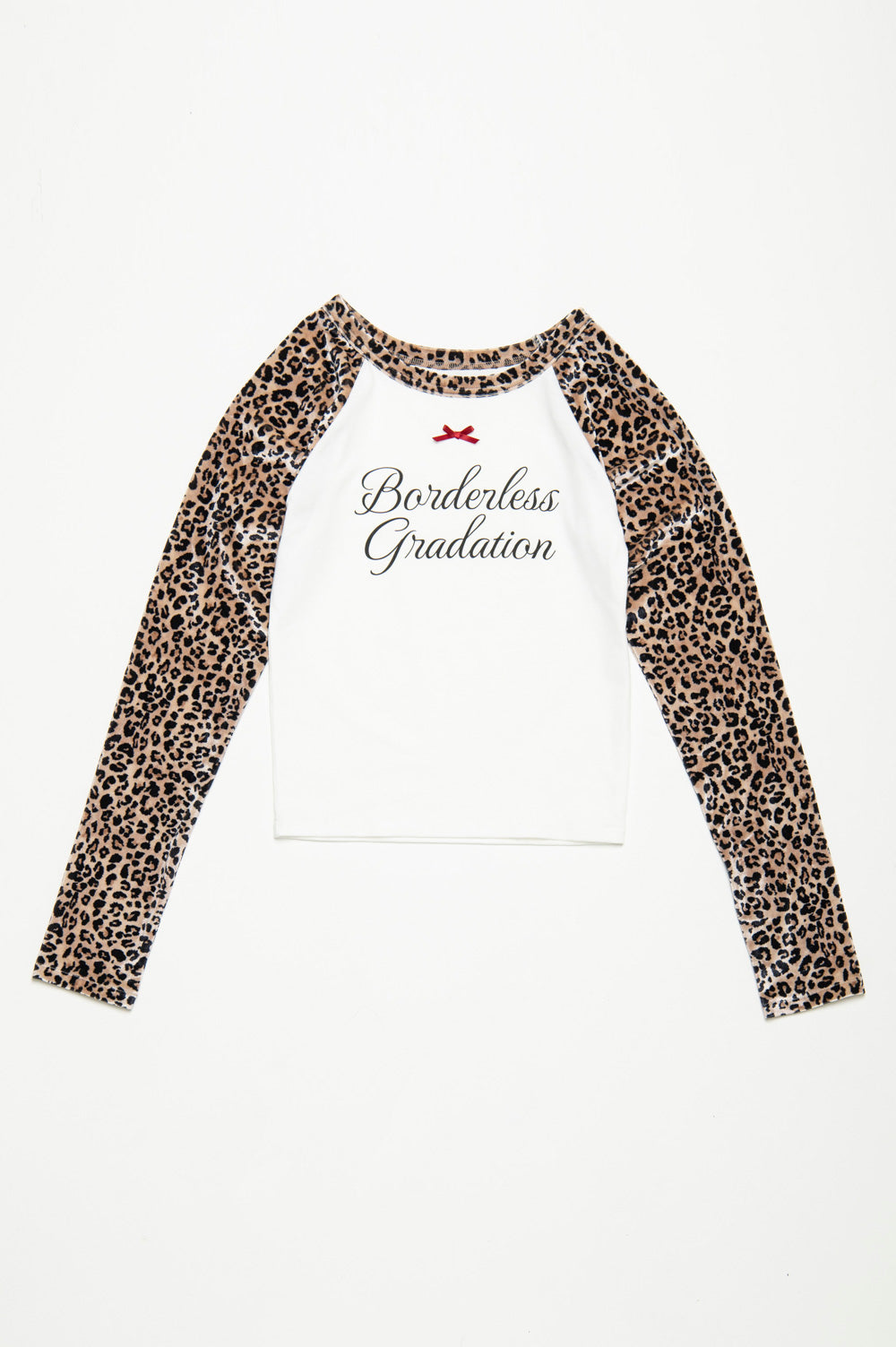VELOR LEOPARD RAGLAN SLEEVE