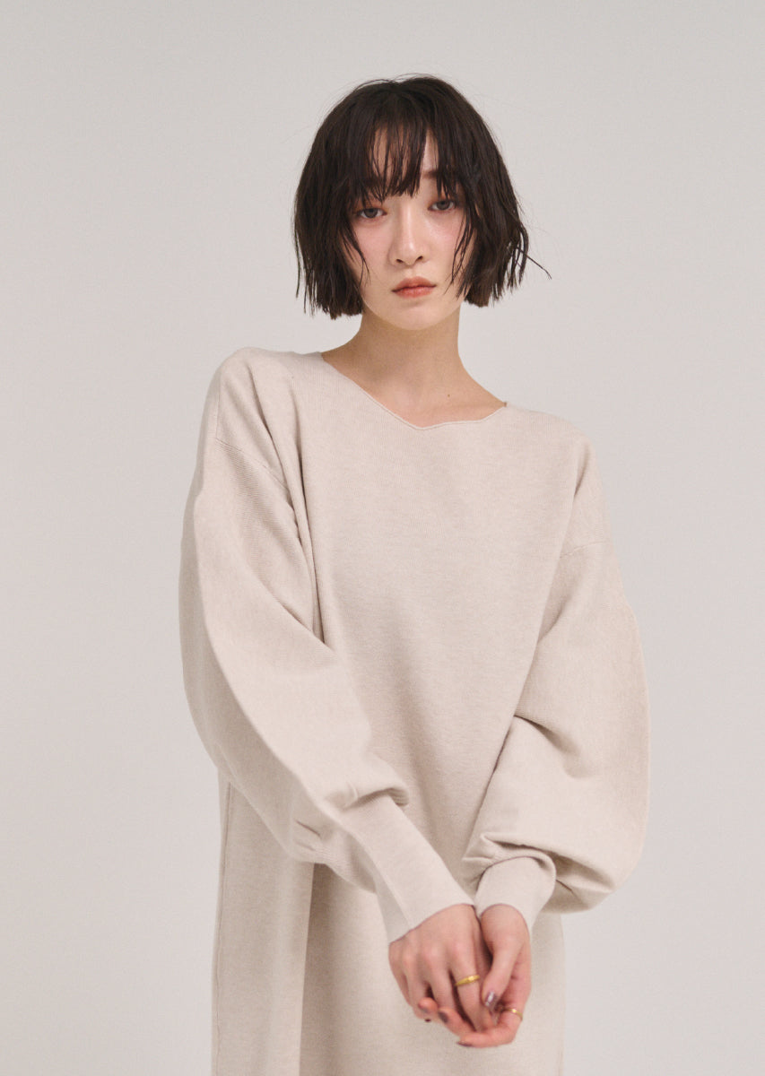 ボリュームスリーブワンピース