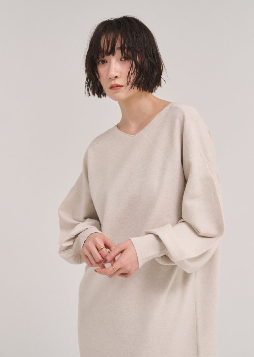 ボリュームスリーブワンピース