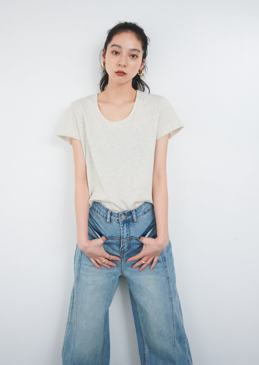 2PCS BASICカットソー