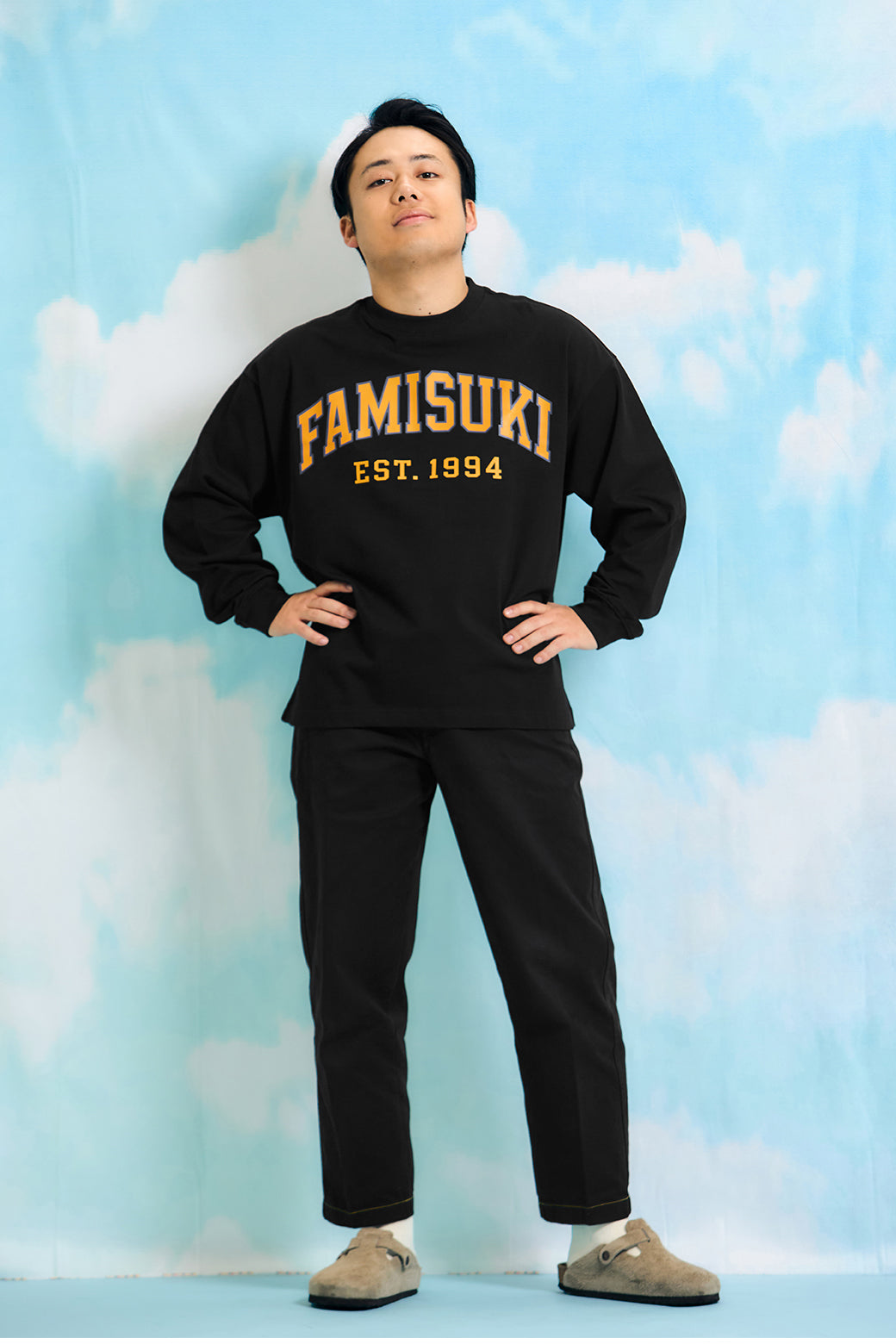 COLLEGE LOGO L/S TEE