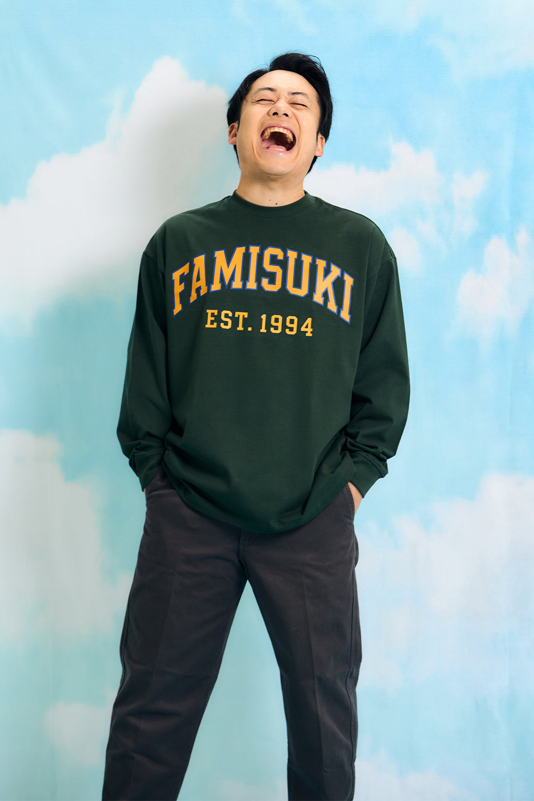 COLLEGE LOGO L/S TEE