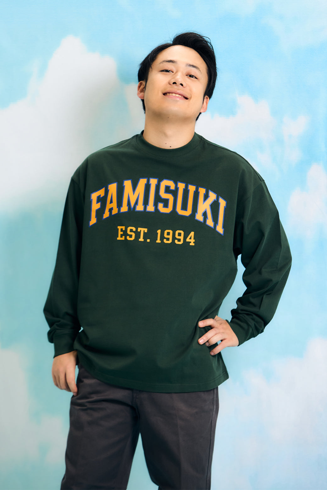 COLLEGE LOGO L/S TEE