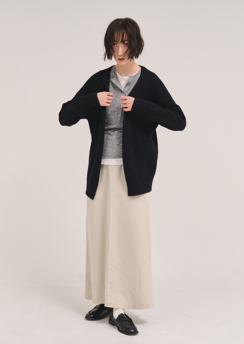 ベーシックオーバーカーディガン