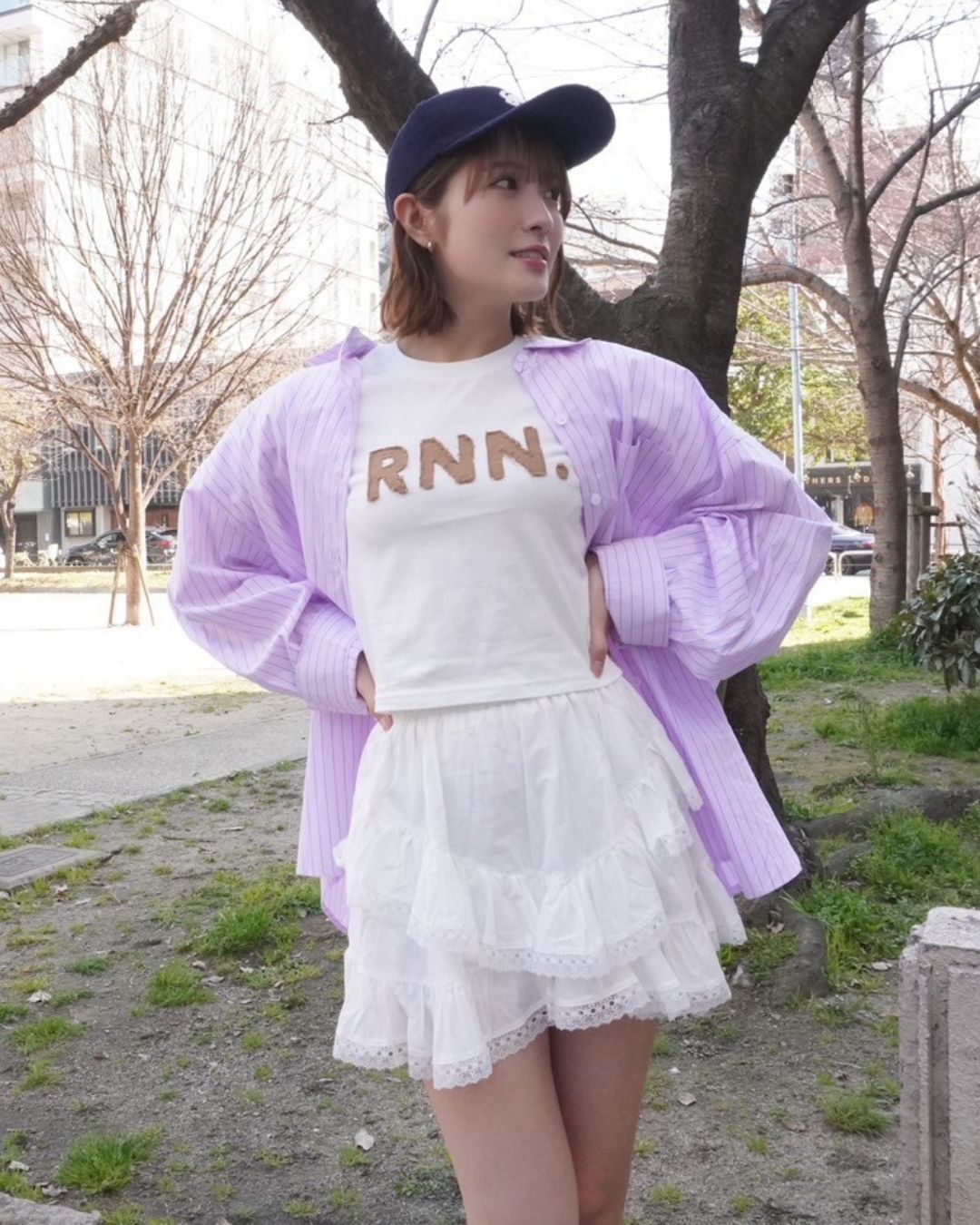 BIGストライプシャツ