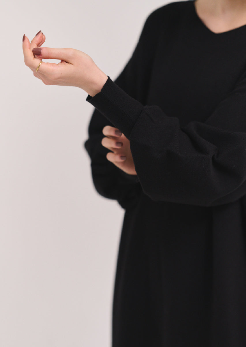 ボリュームスリーブワンピース