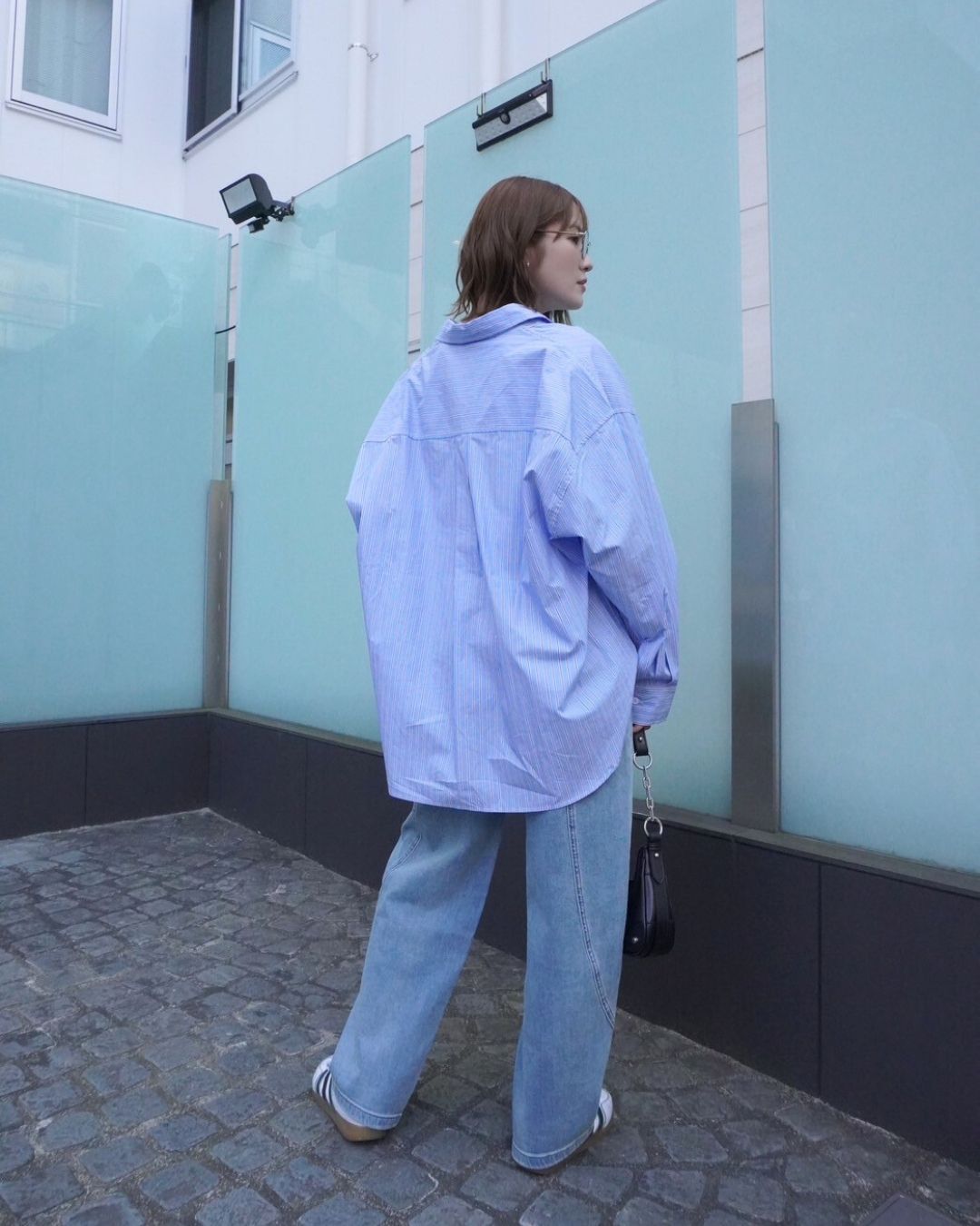 BIGストライプシャツ