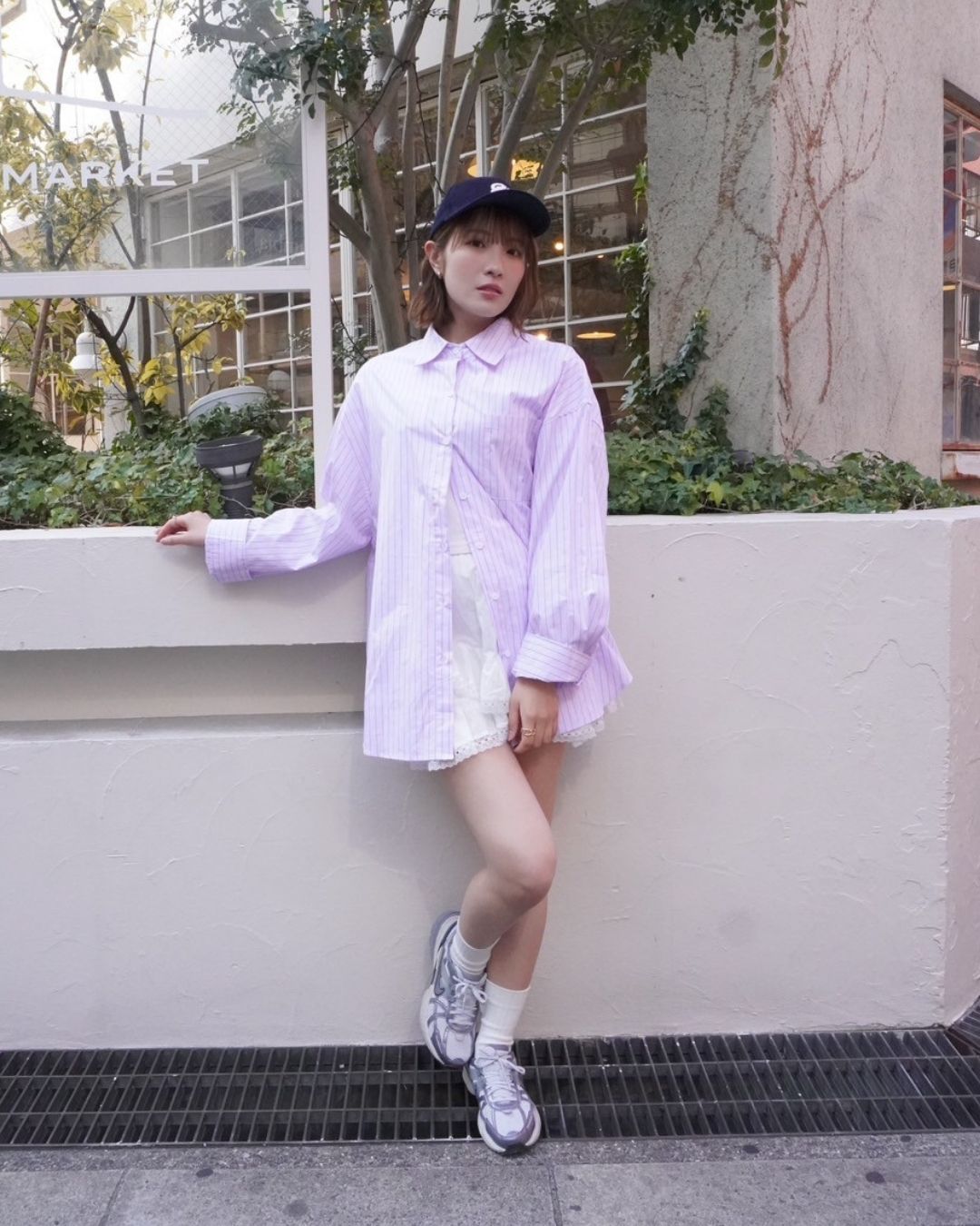 BIGストライプシャツ