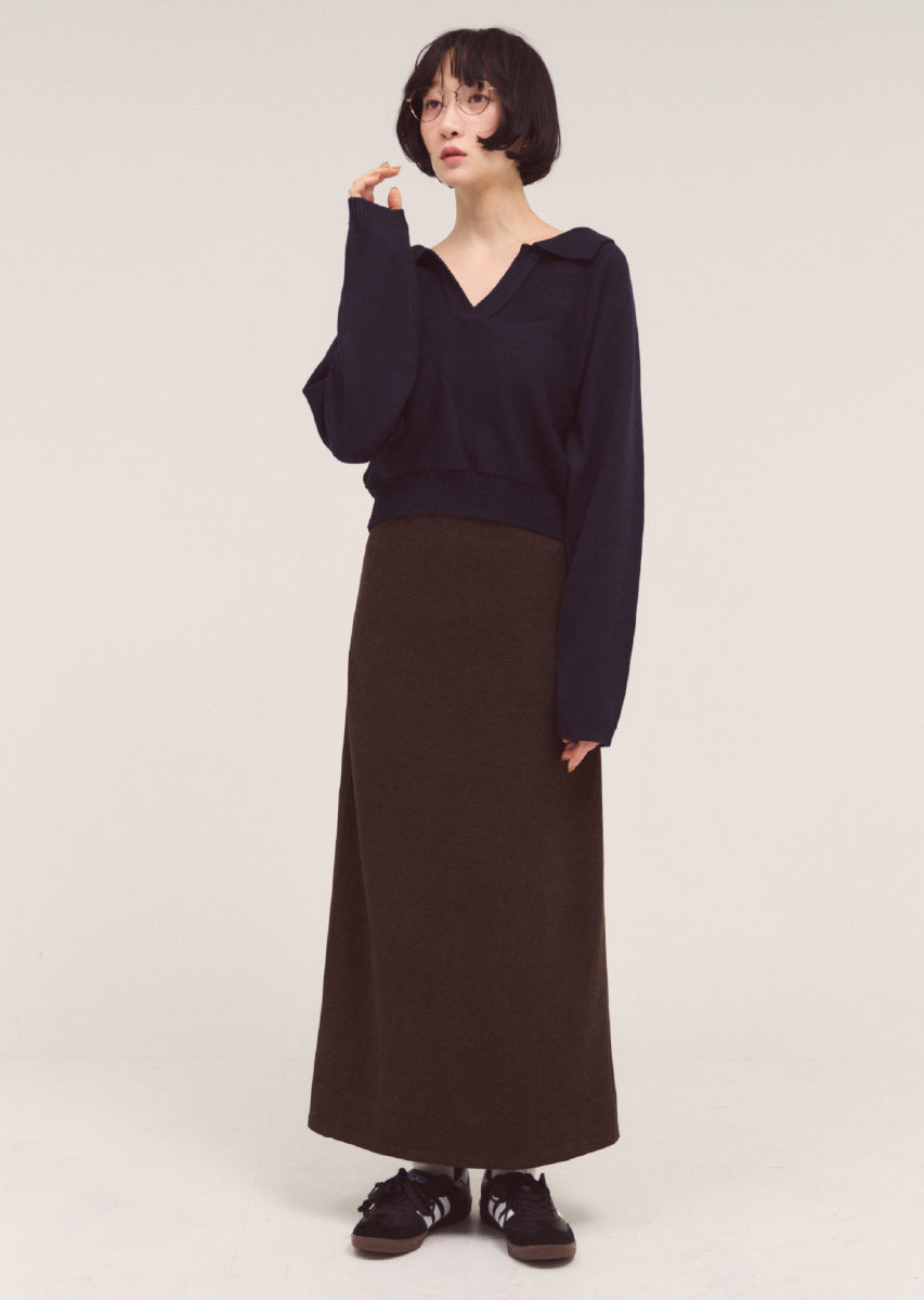 ウォームジャージートレートロングスカート