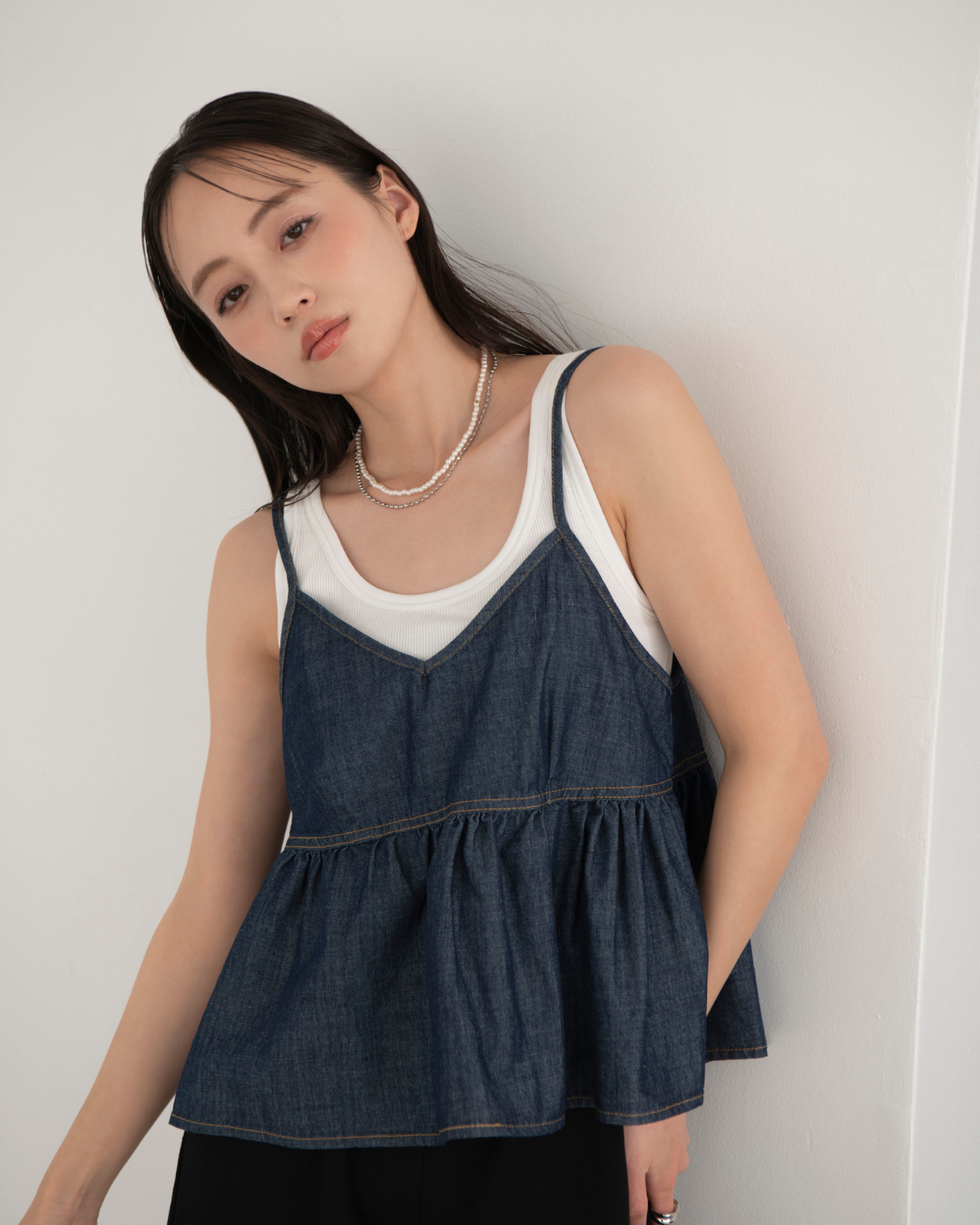 デニムビスチェ