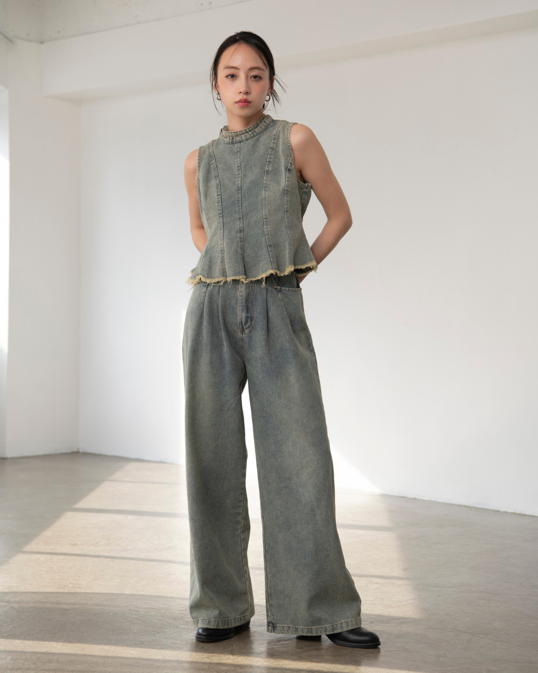 ヴィンテージカットデニムセットアップ