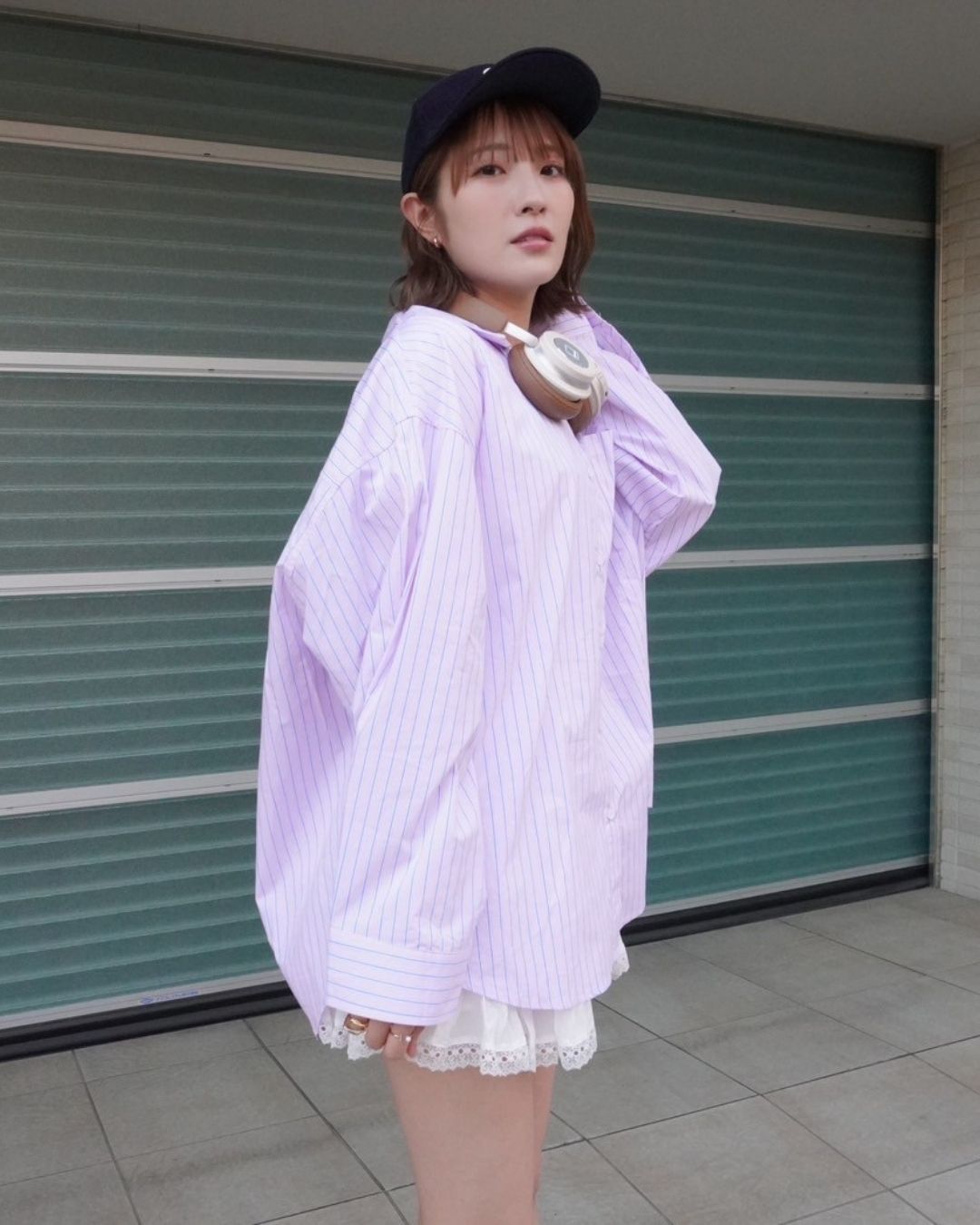 BIGストライプシャツ