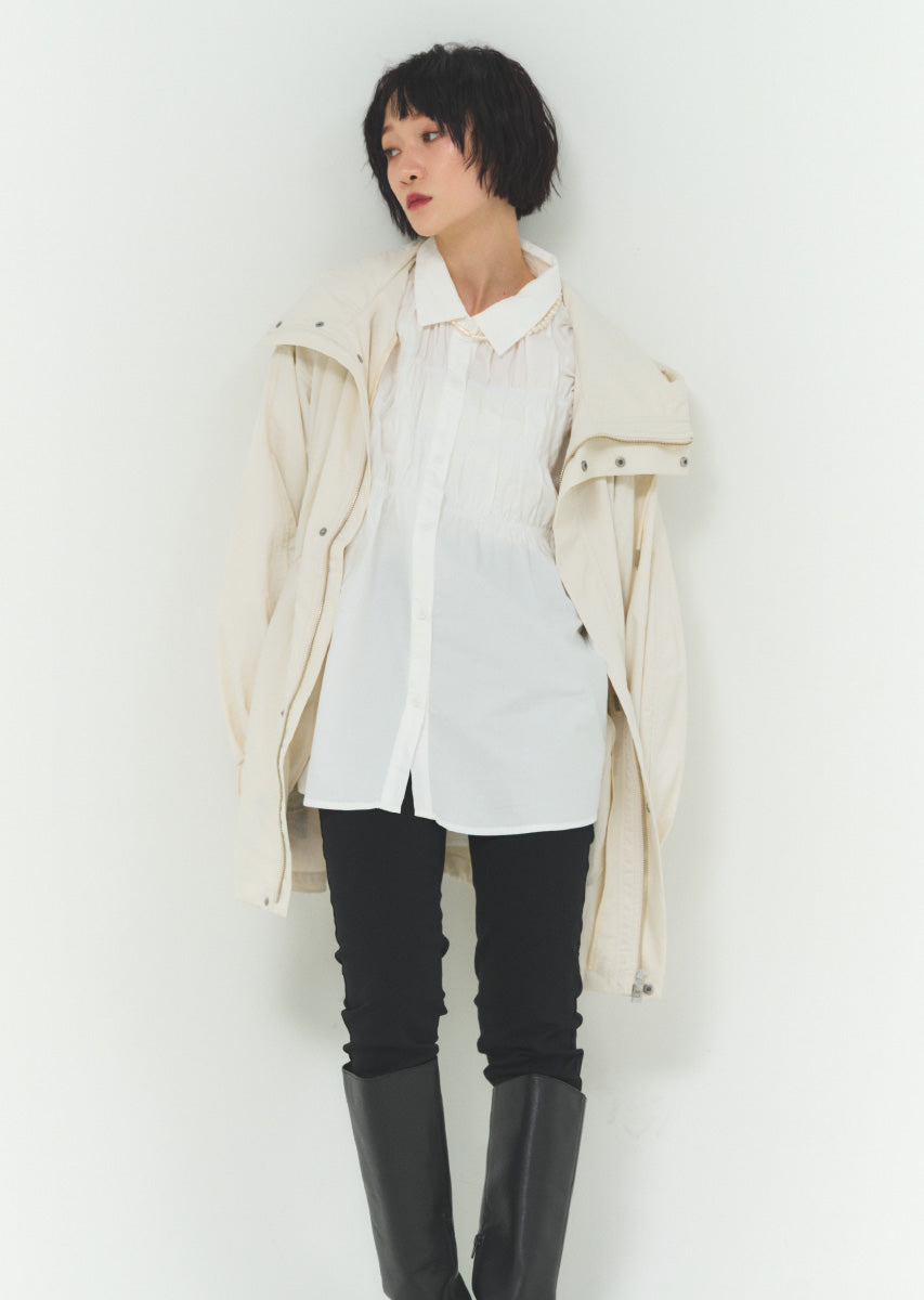 ナイロンミディマウンテンパーカー