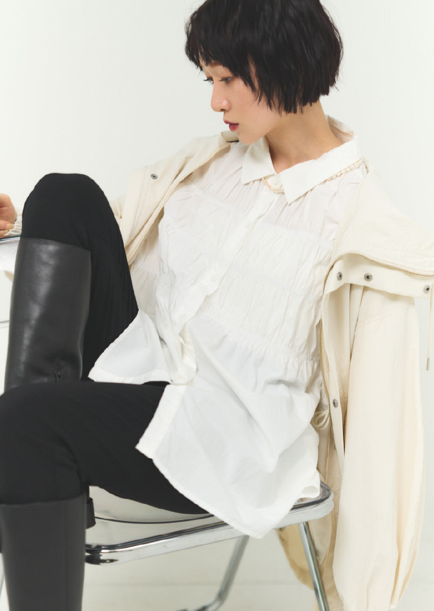 ナイロンミディマウンテンパーカー