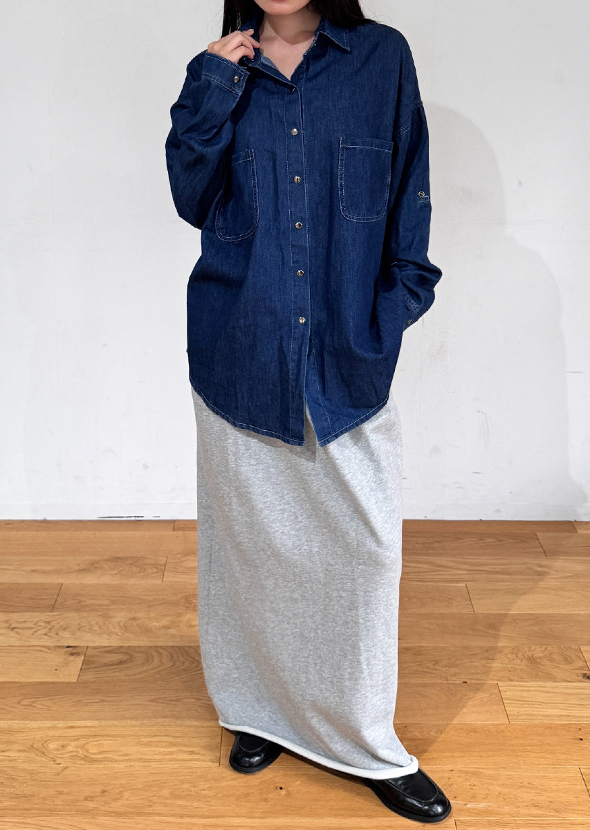デニムオーバーシャツ
