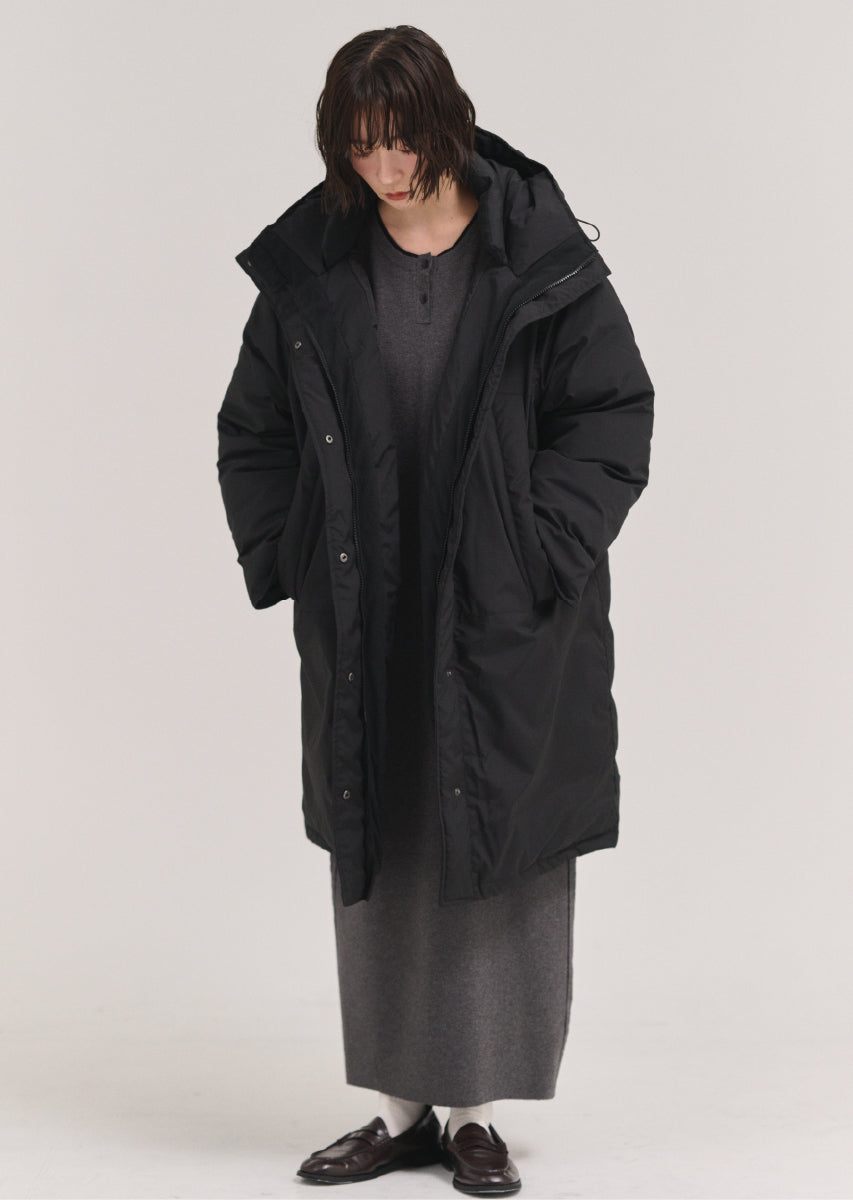 フードロングコート
