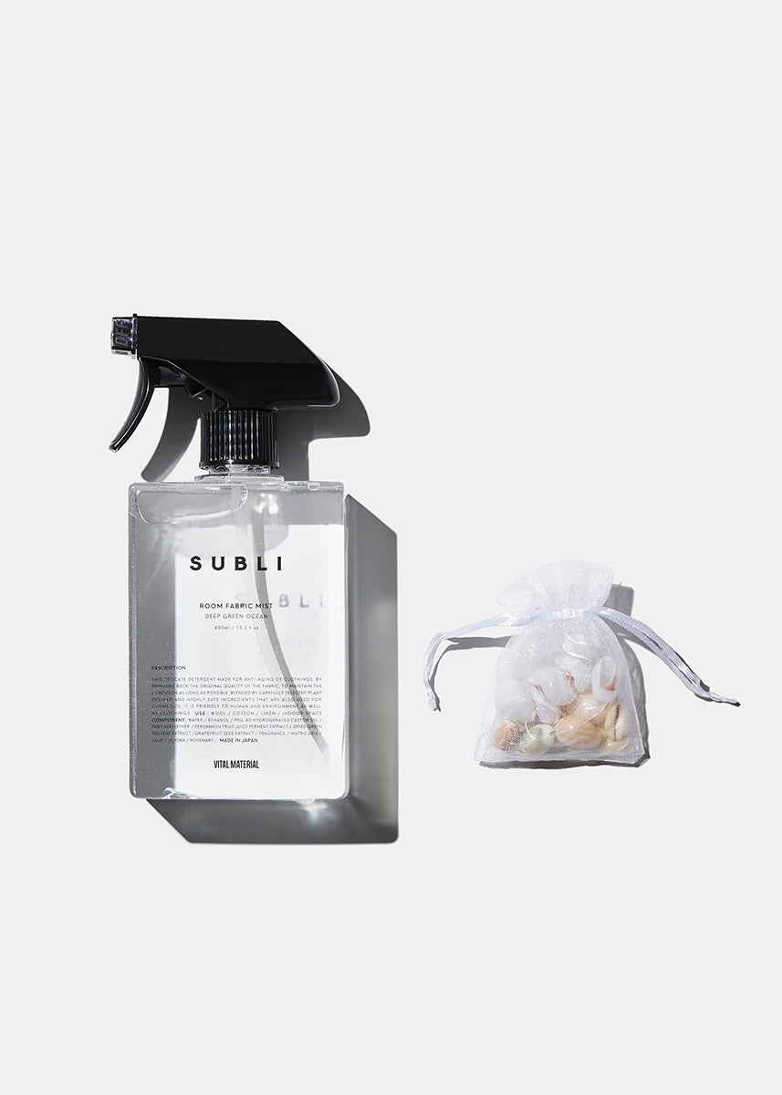 SUBLI ルーム&ファブリックミスト ディープグリーンオーシャン 450mL