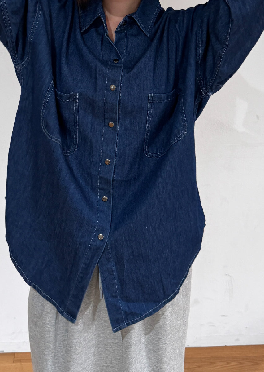 デニムオーバーシャツ