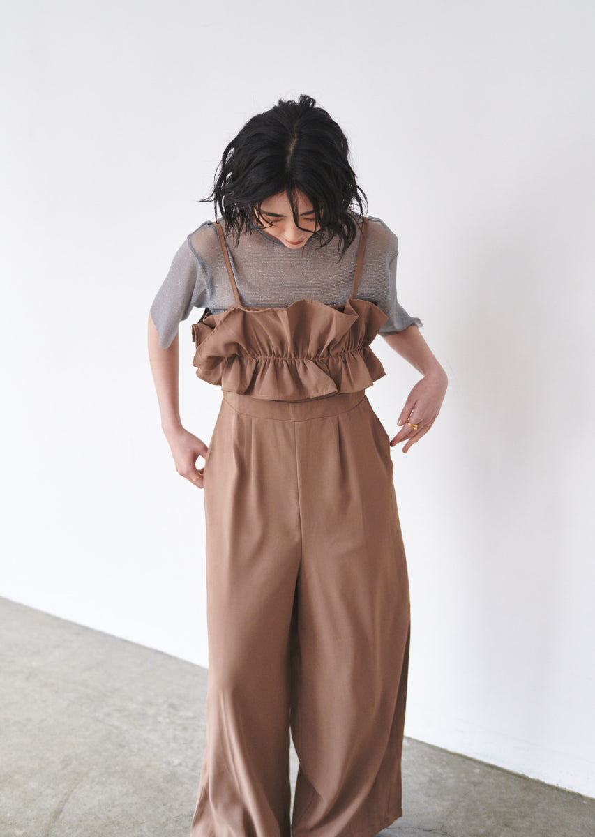 ビスチェ風オールインワン