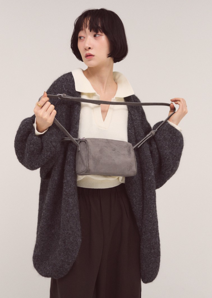 フェイクスエードミニボストンBAG