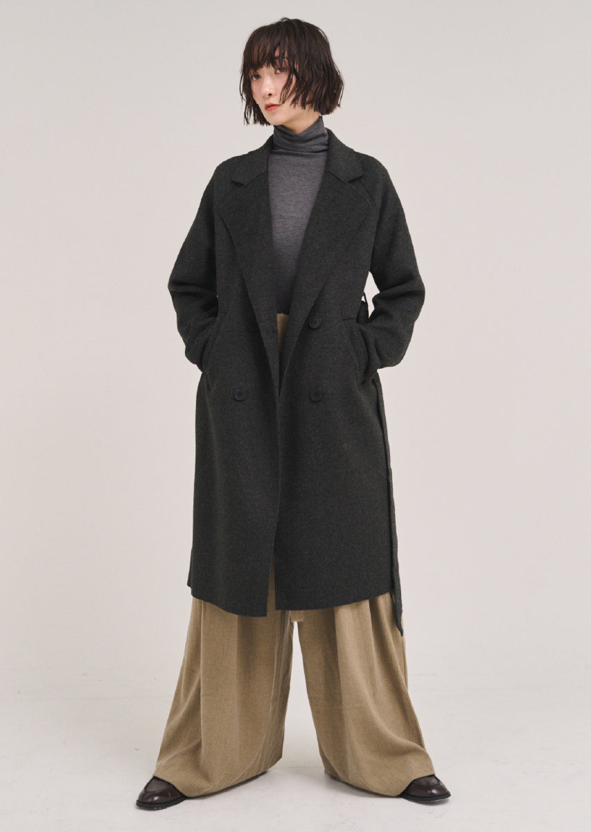 テーラードミドルコート