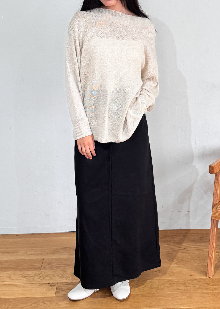 オフショルニットトップス