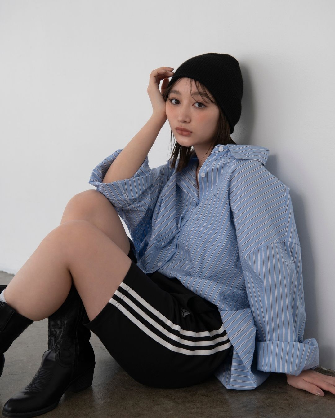 BIGストライプシャツ