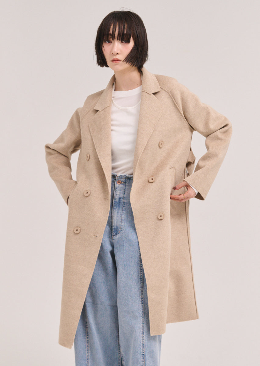 テーラードミドルコート