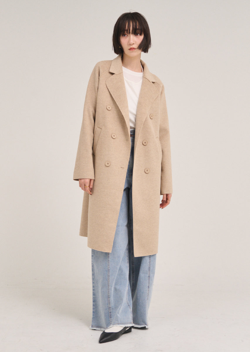 テーラードミドルコート