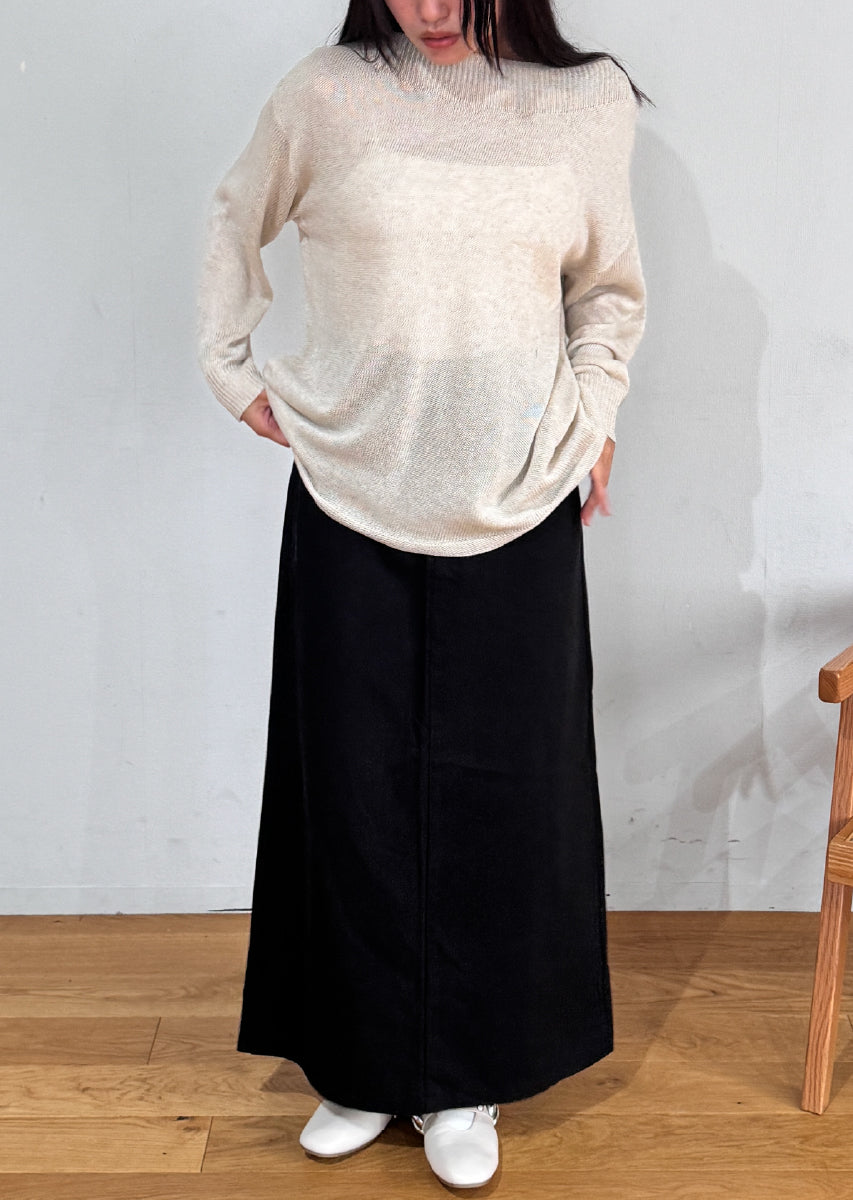 オフショルニットトップス